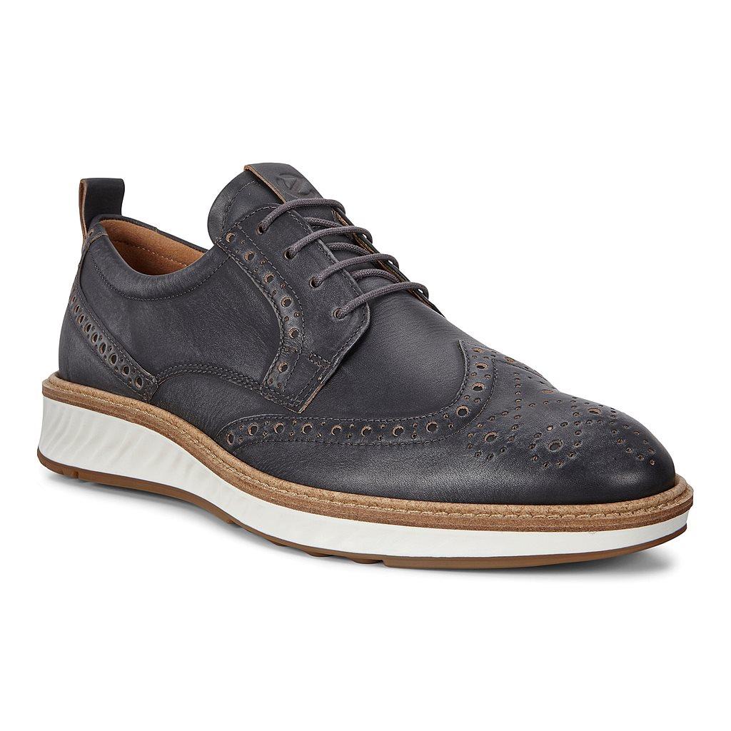 Ecco St.1 Hybrid Mens Derby Shoes Grey Sales - India HKP-746930